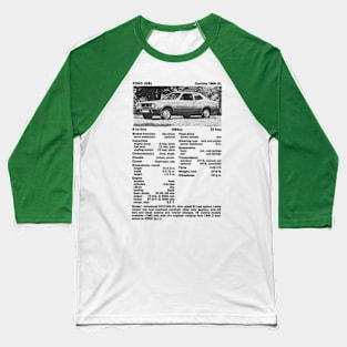 FORD CORTINA - technical data Baseball T-Shirt